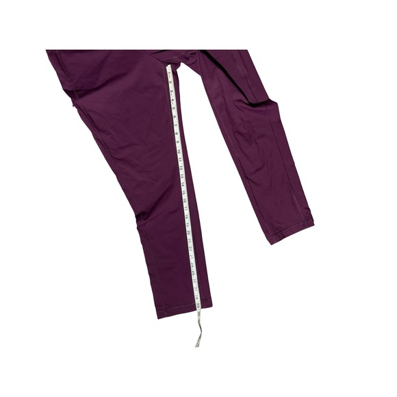 Duluth Trading Co No-Yank Purple Leggings Womens L x 31 Activewear Pockets - Picture 3 of 9